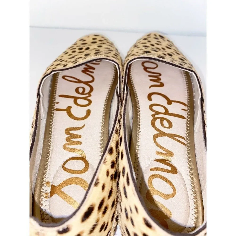Sam Edelman Cheetah Print Flats Espadrilles Size 7.5